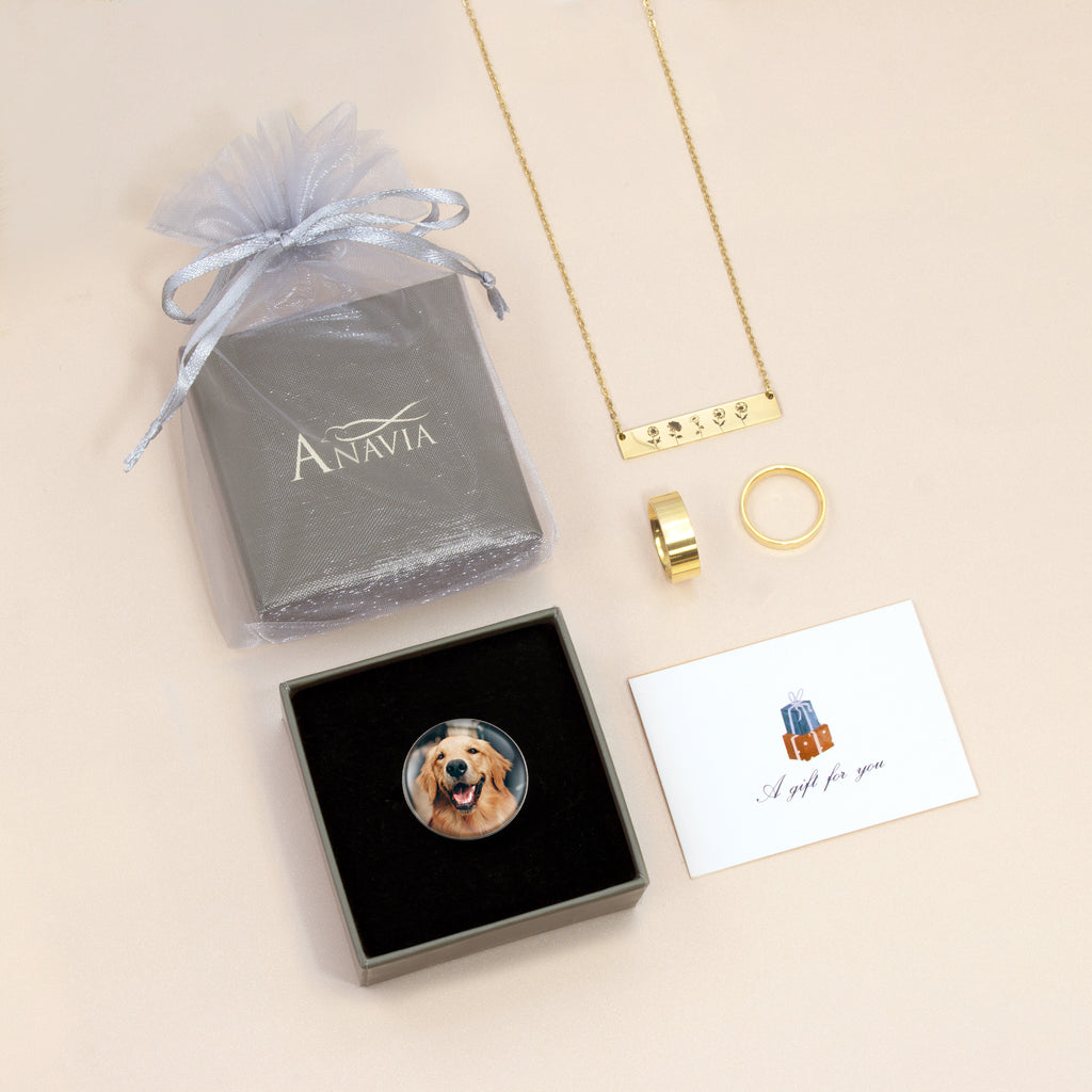 Custom Round Photo Pin