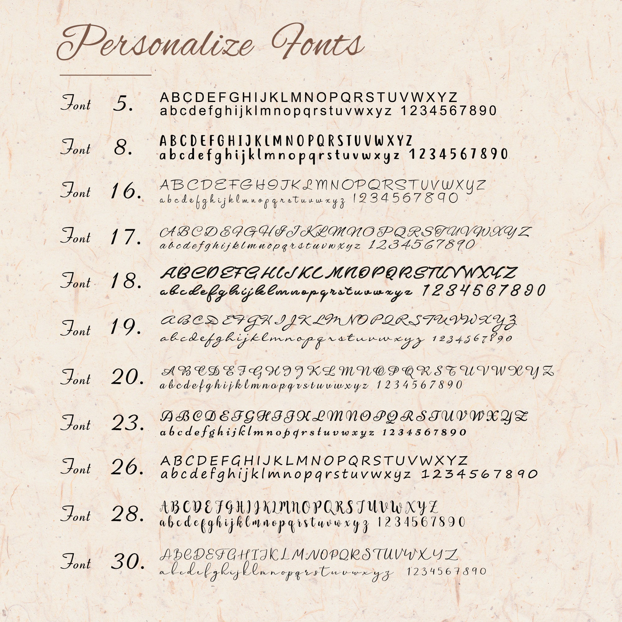 Birthstone Bar Handwriting Necklace