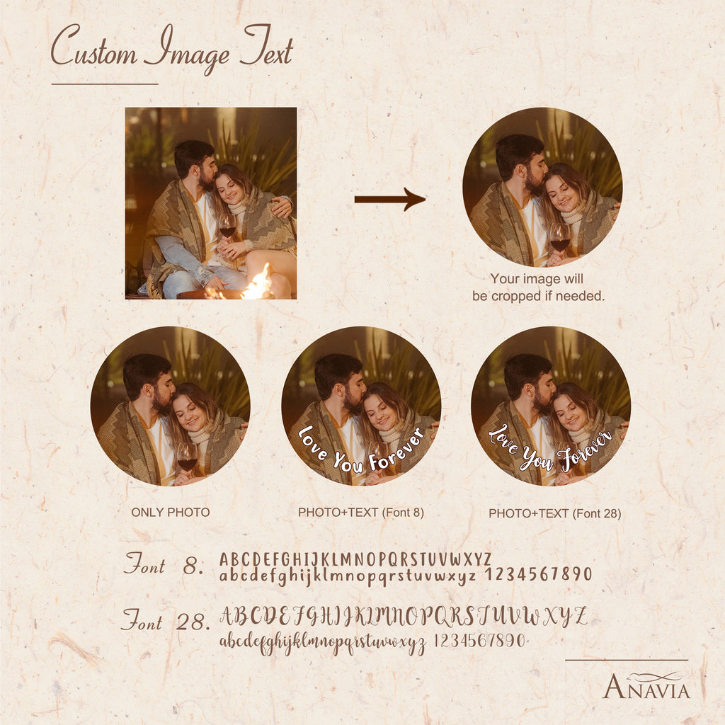 Custom Photo Projection Chain Bracelet