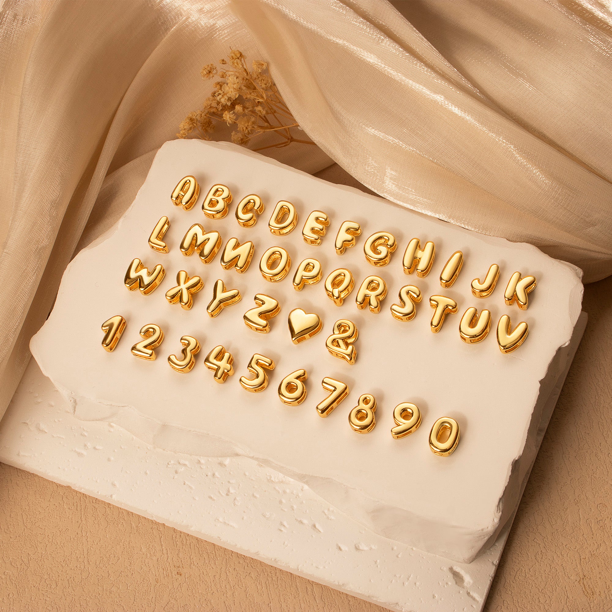 Personalized Letter Bead Name Necklace