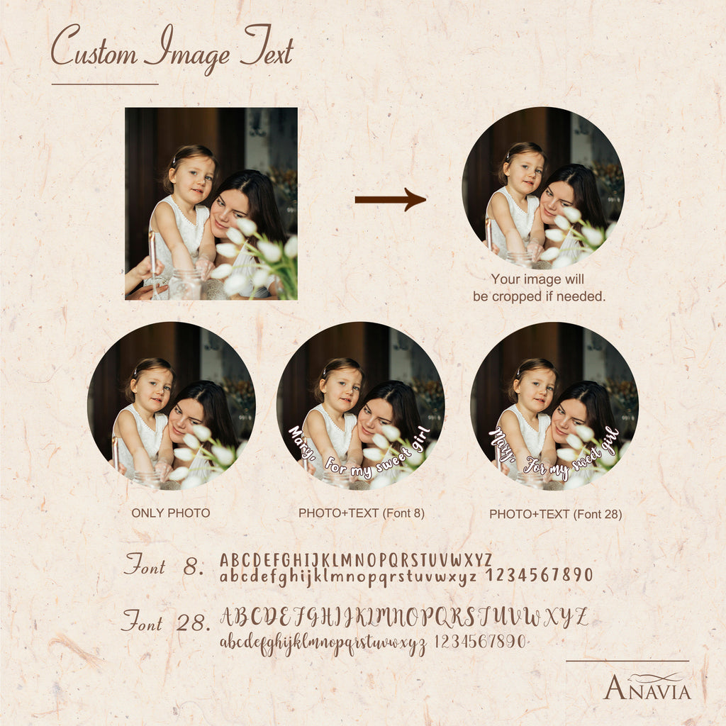 Teardrop Photo Projection Necklace