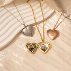 I Love You Heart Photo Locket