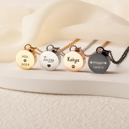 Pet Fur Cremation Necklace