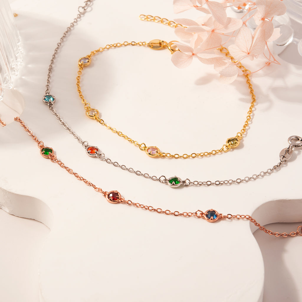 Multi Birthstone Bracelet