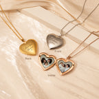 I Love You Heart Photo Locket
