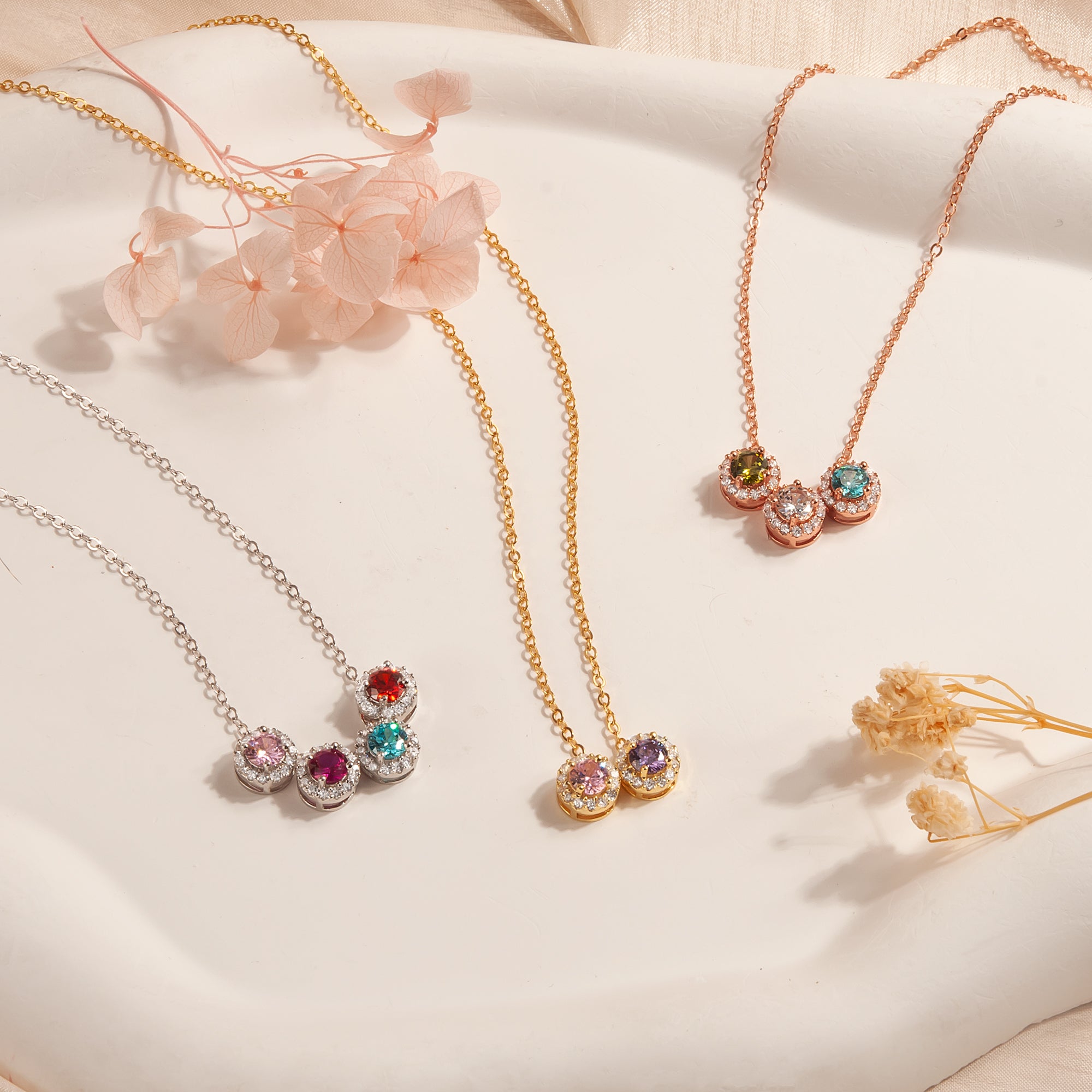 Sparkling Birthstone Necklace