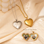 I Love You Heart Photo Locket