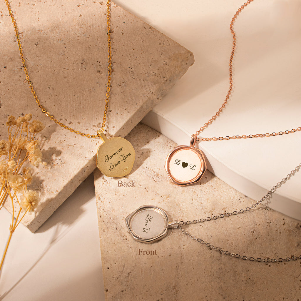 Custom Text Stamped Necklace