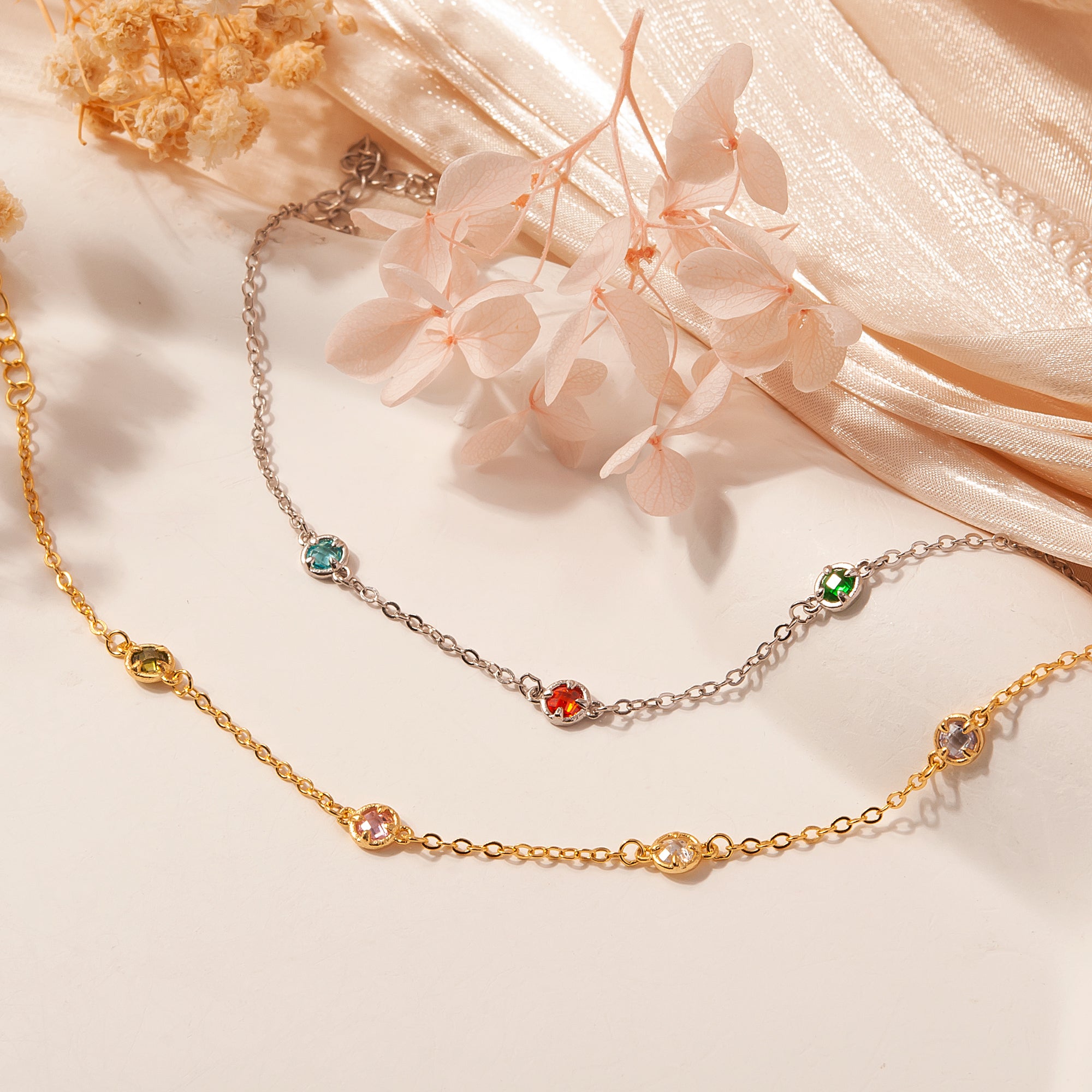Multi Birthstone Bracelet