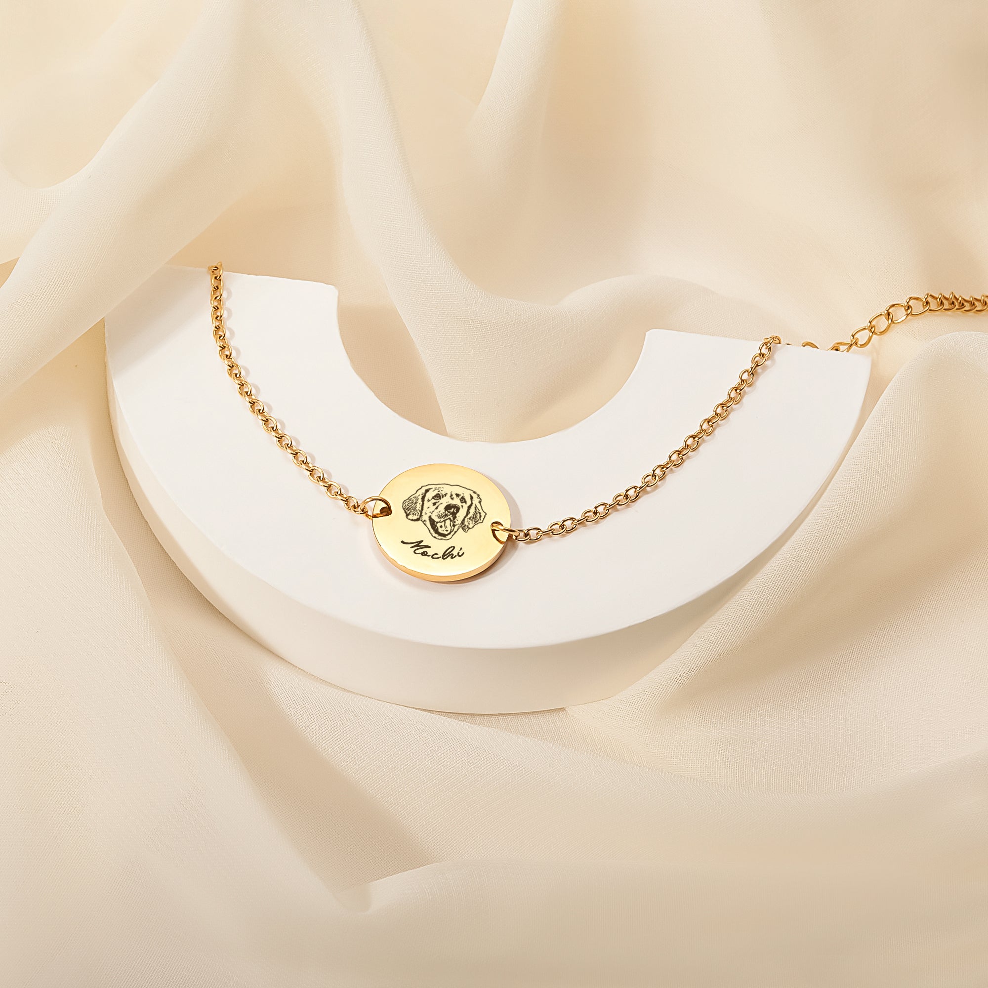 Custom 18MM Pet Portrait Charm Bracelet