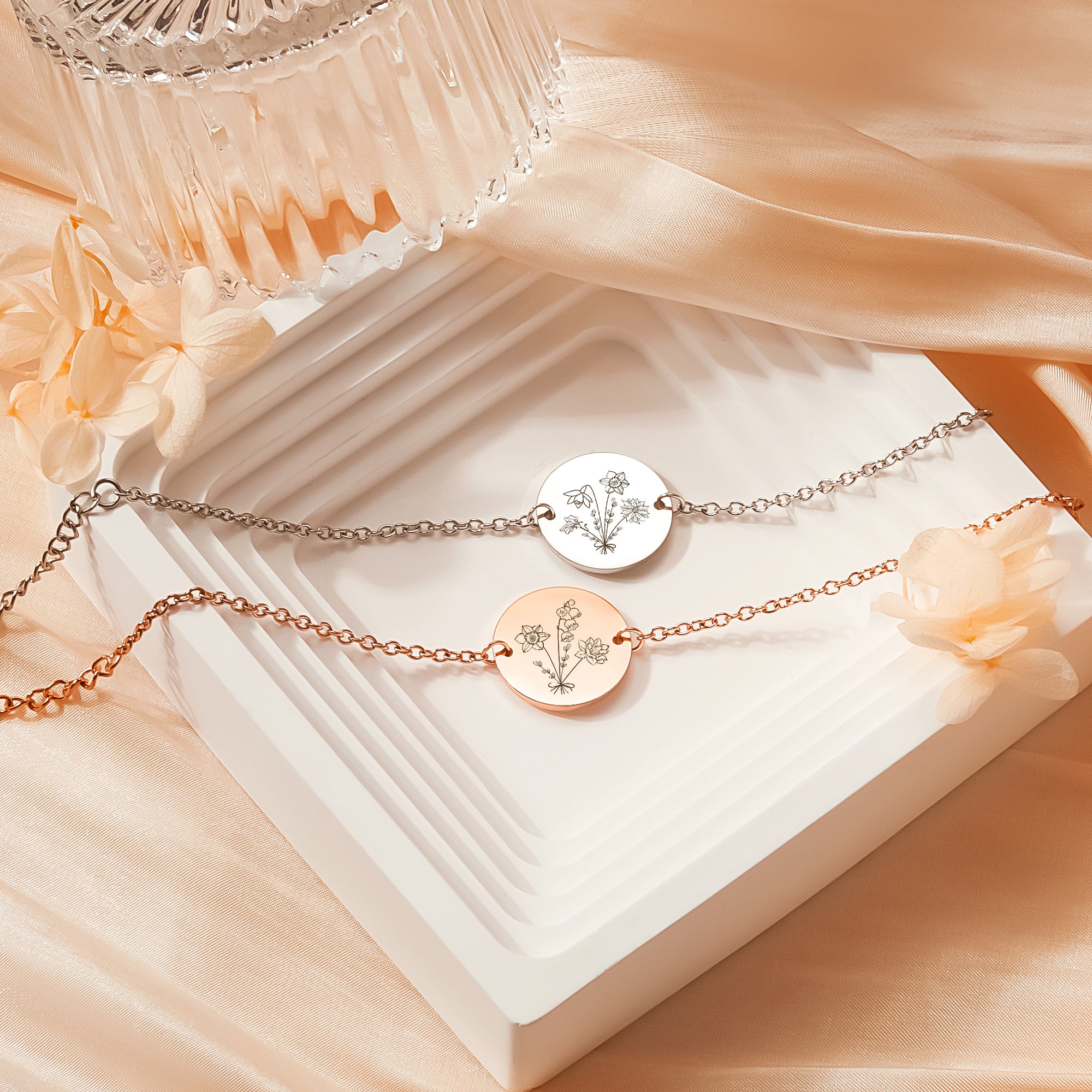 Custom Build Your Own Bouquet 18MM Charm Bracelet