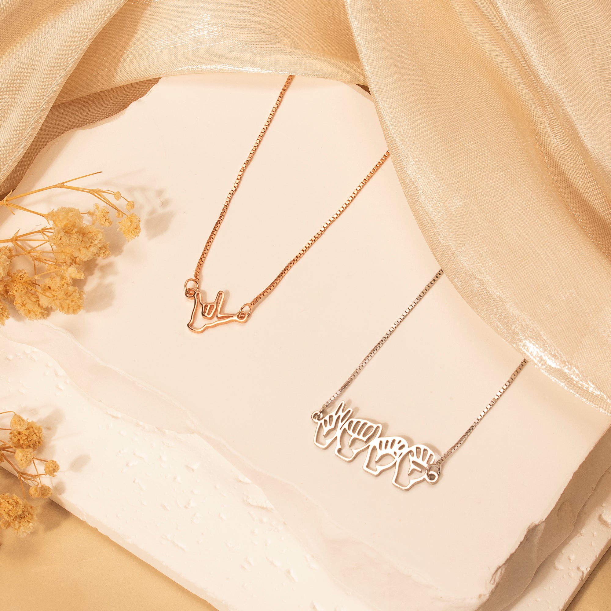 Custom Sign Language Bracelet