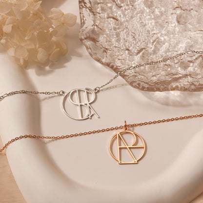 Unique Design Name Logo Necklace