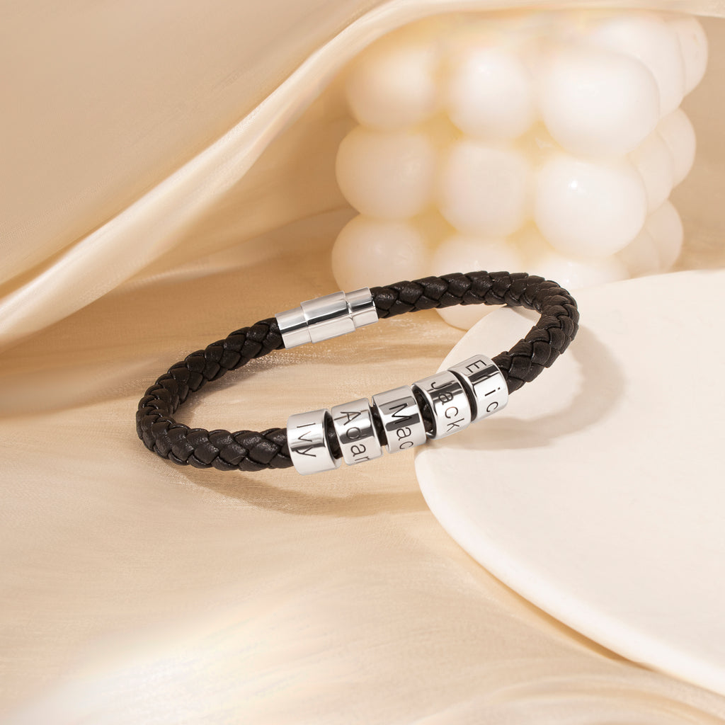 Custom Braided Rope Bead Bracelet