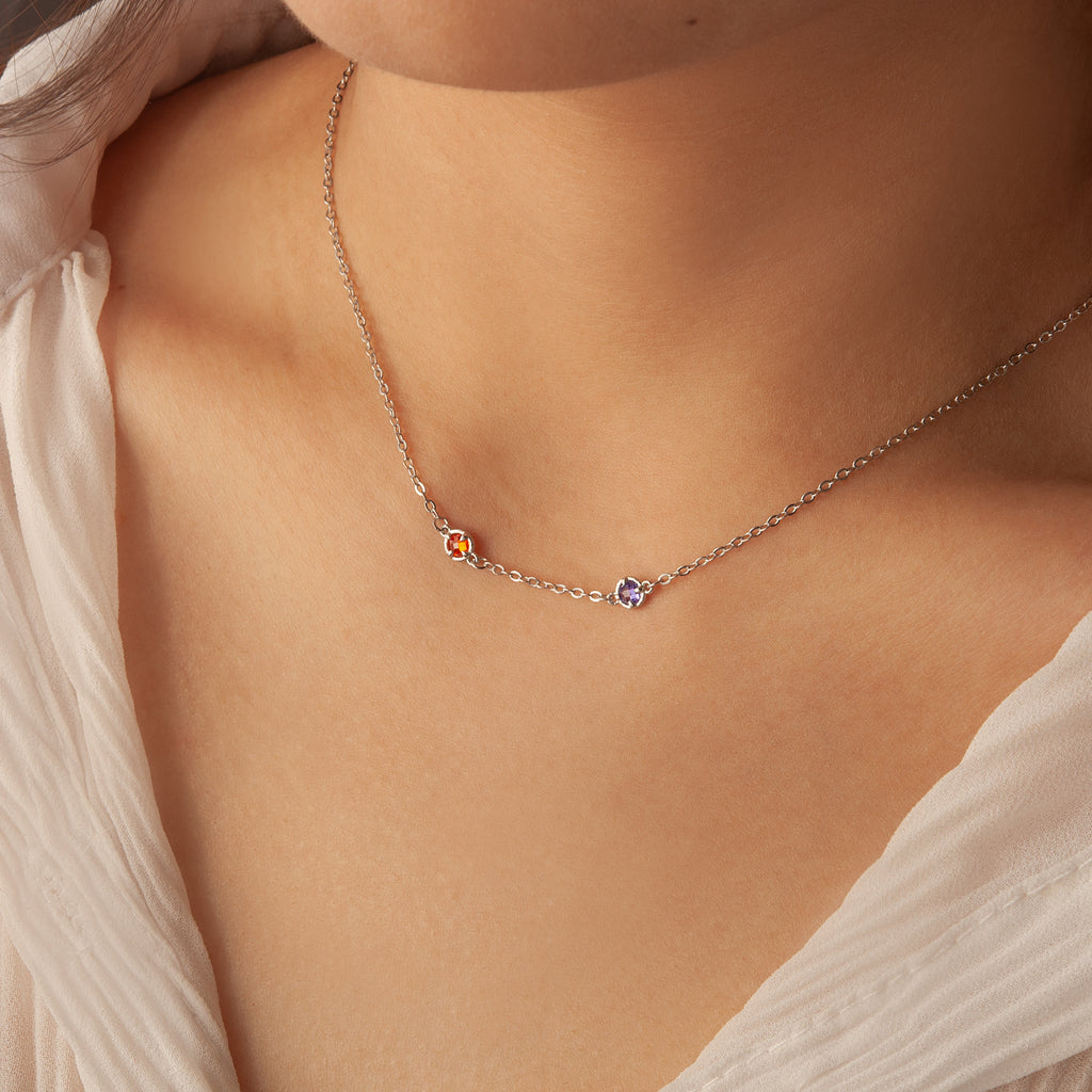 Multi Birthstone Necklace