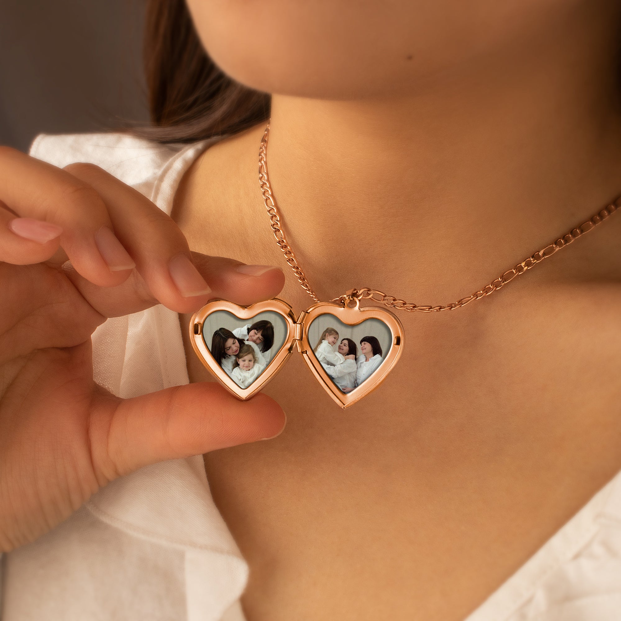 I Love You Heart Photo Locket