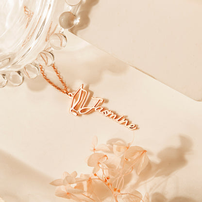 Personalized Graduation Name Necklace