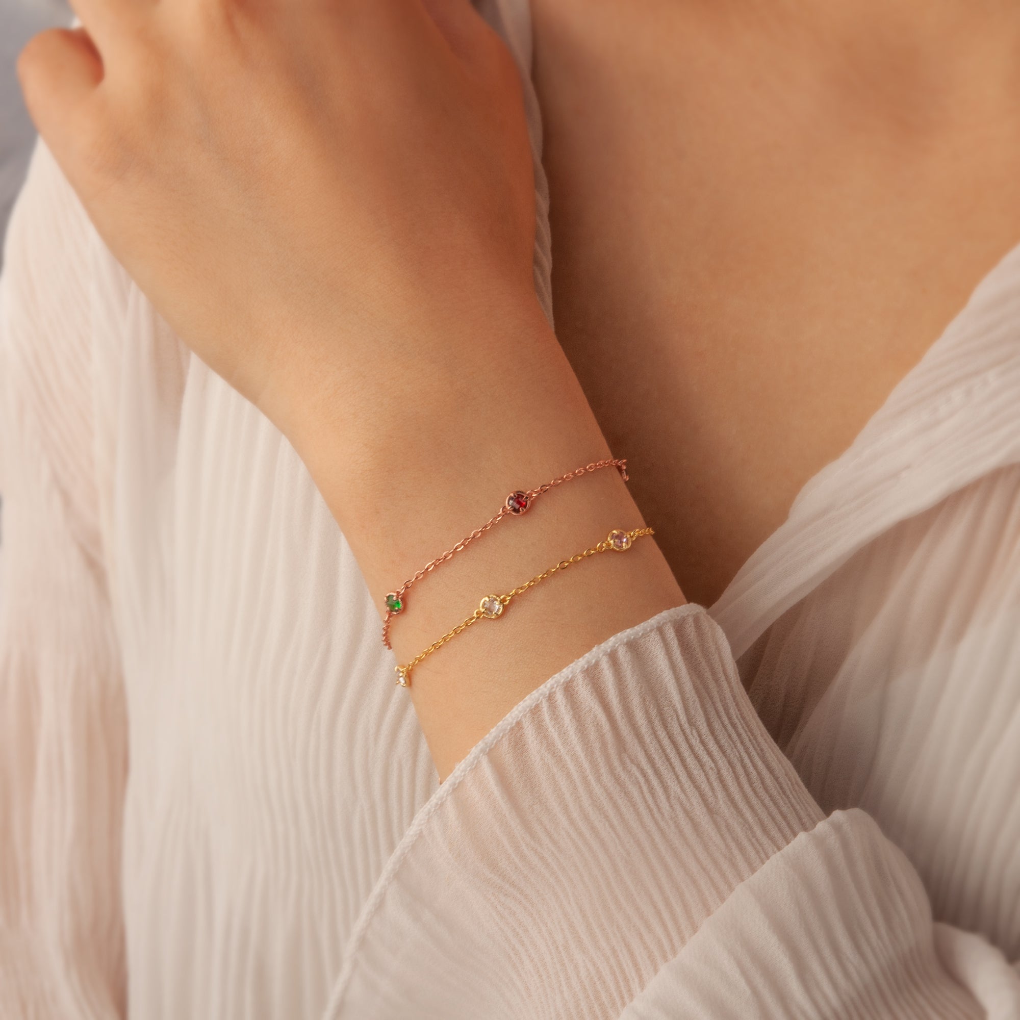 Multi Birthstone Bracelet