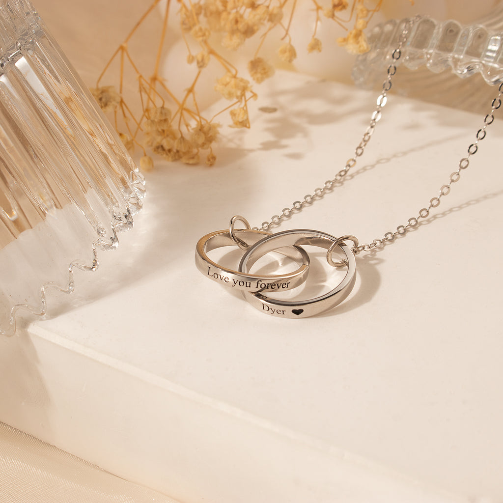 Interlocking Rings Necklace