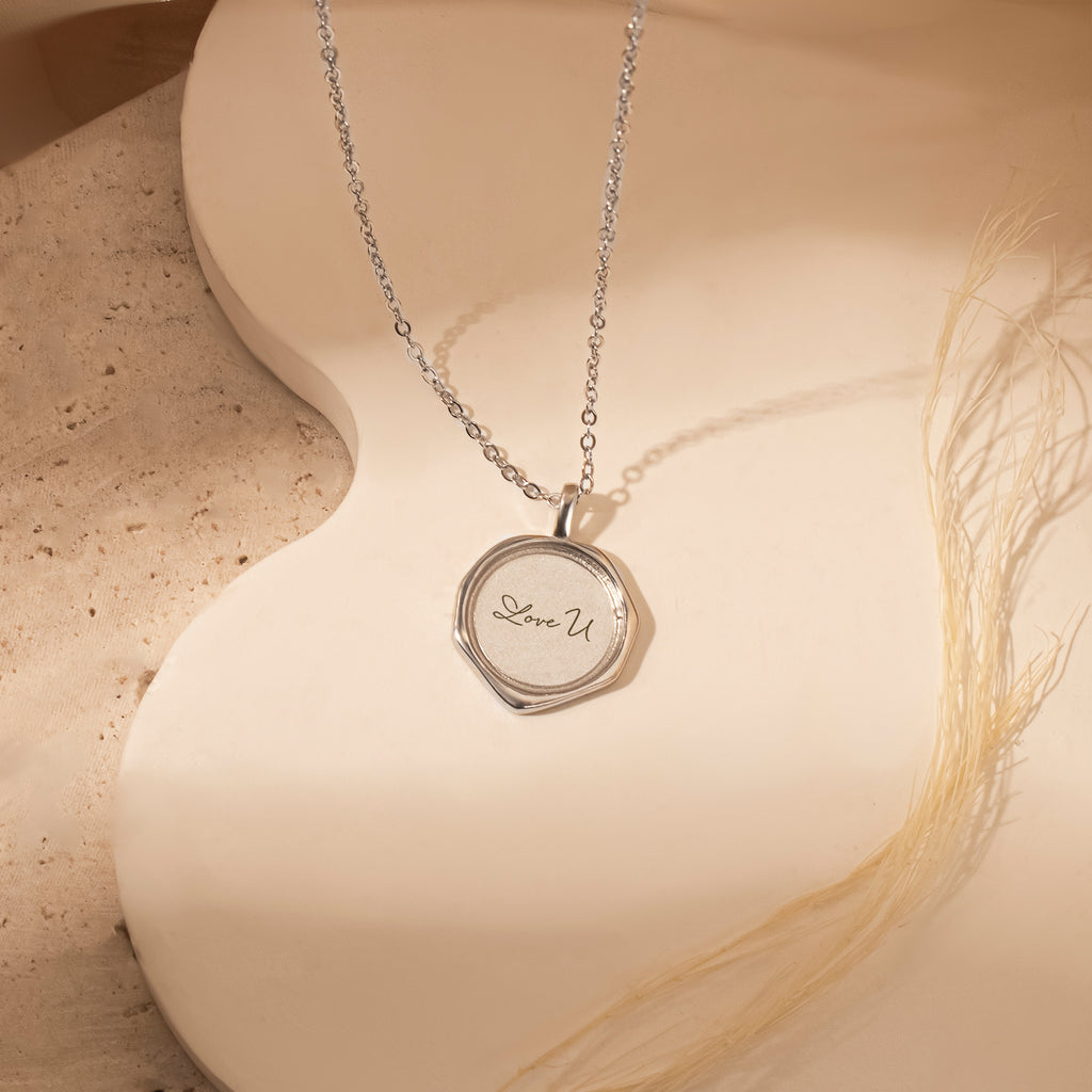 Custom Text Stamped Necklace