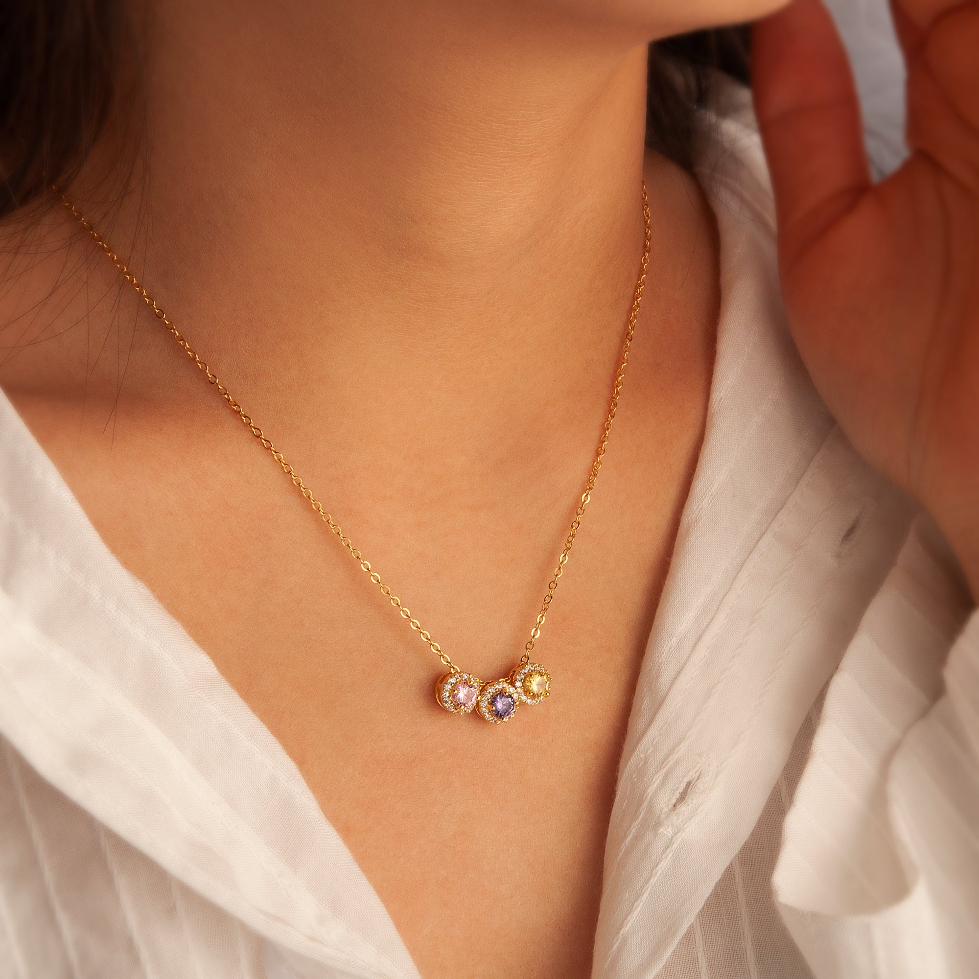 Sparkling Birthstone Necklace