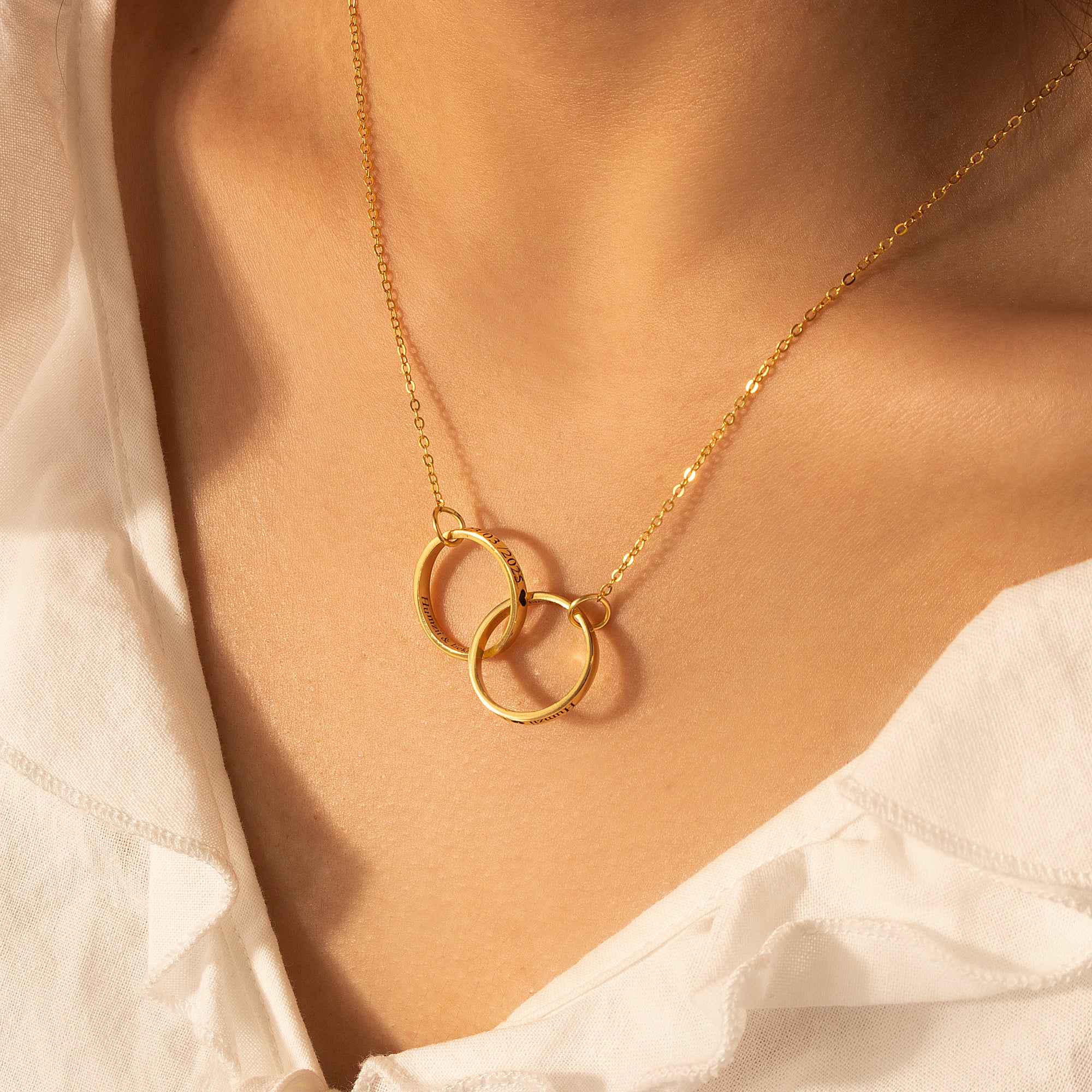 Interlocking Rings Necklace