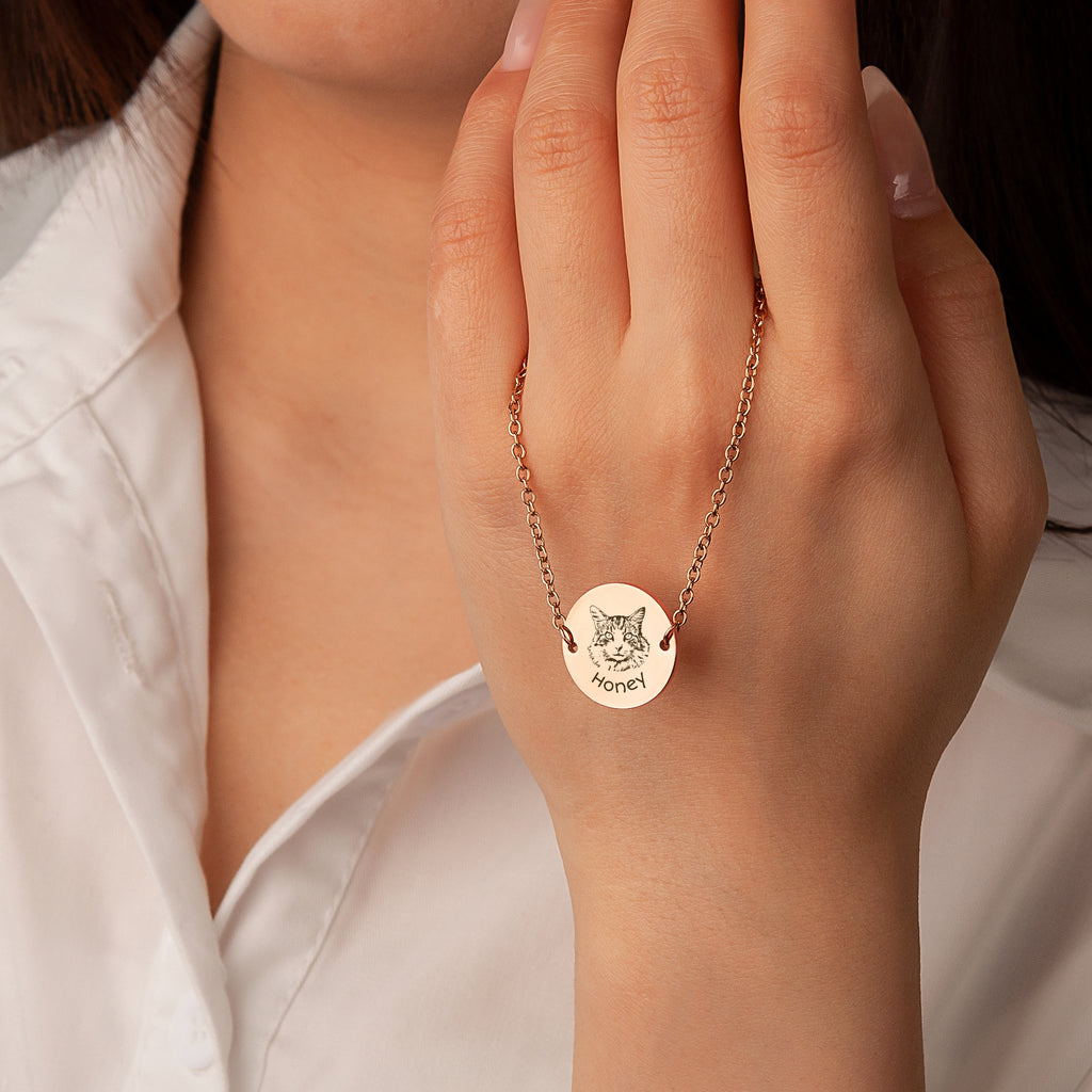 Custom 18MM Pet Portrait Charm Bracelet