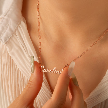 Personalized Sterling Silver Name Necklace