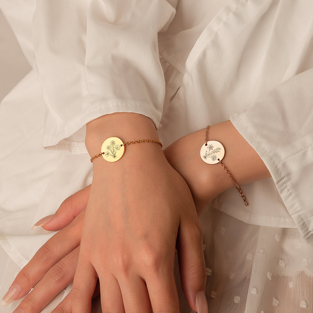 Custom Build Your Own Bouquet 18MM Charm Bracelet