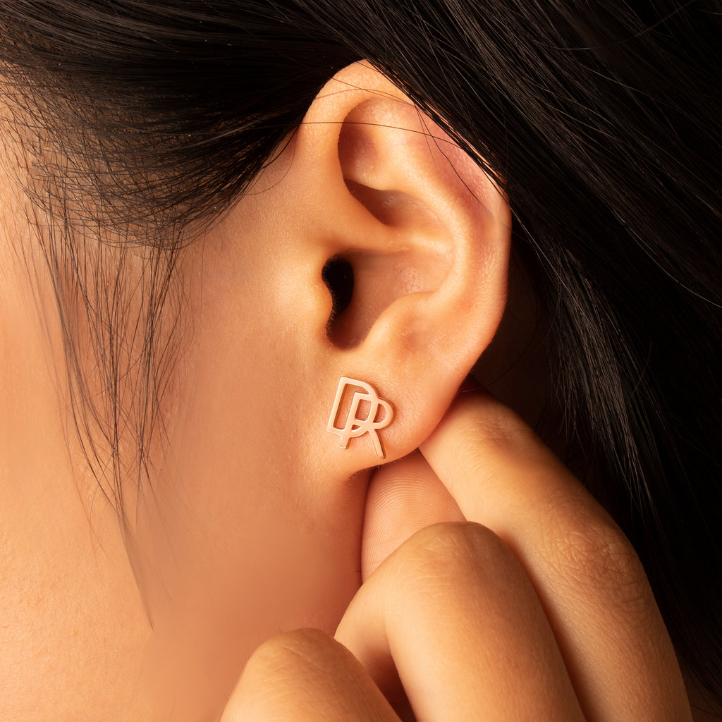 Personalized 2 Initial Earrings