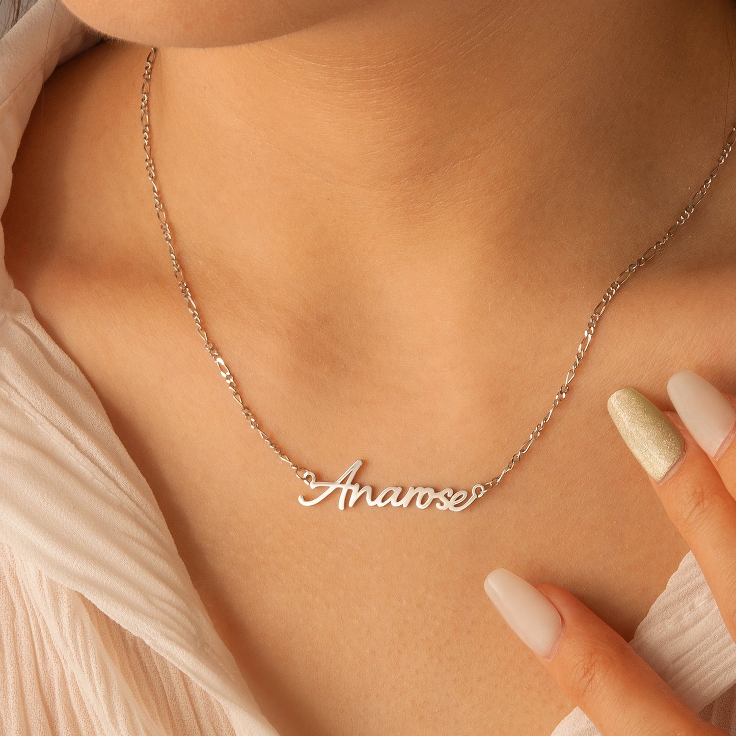 Personalized Sterling Silver Name Necklace