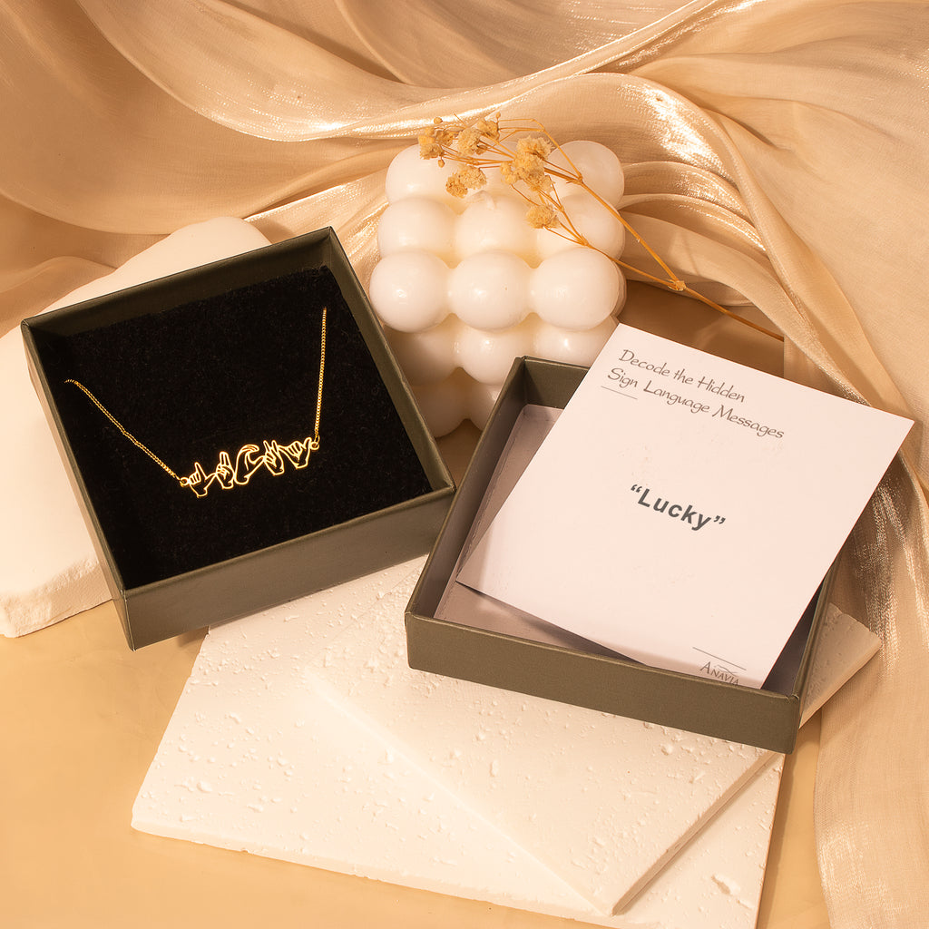 Custom Sign Language Bracelet