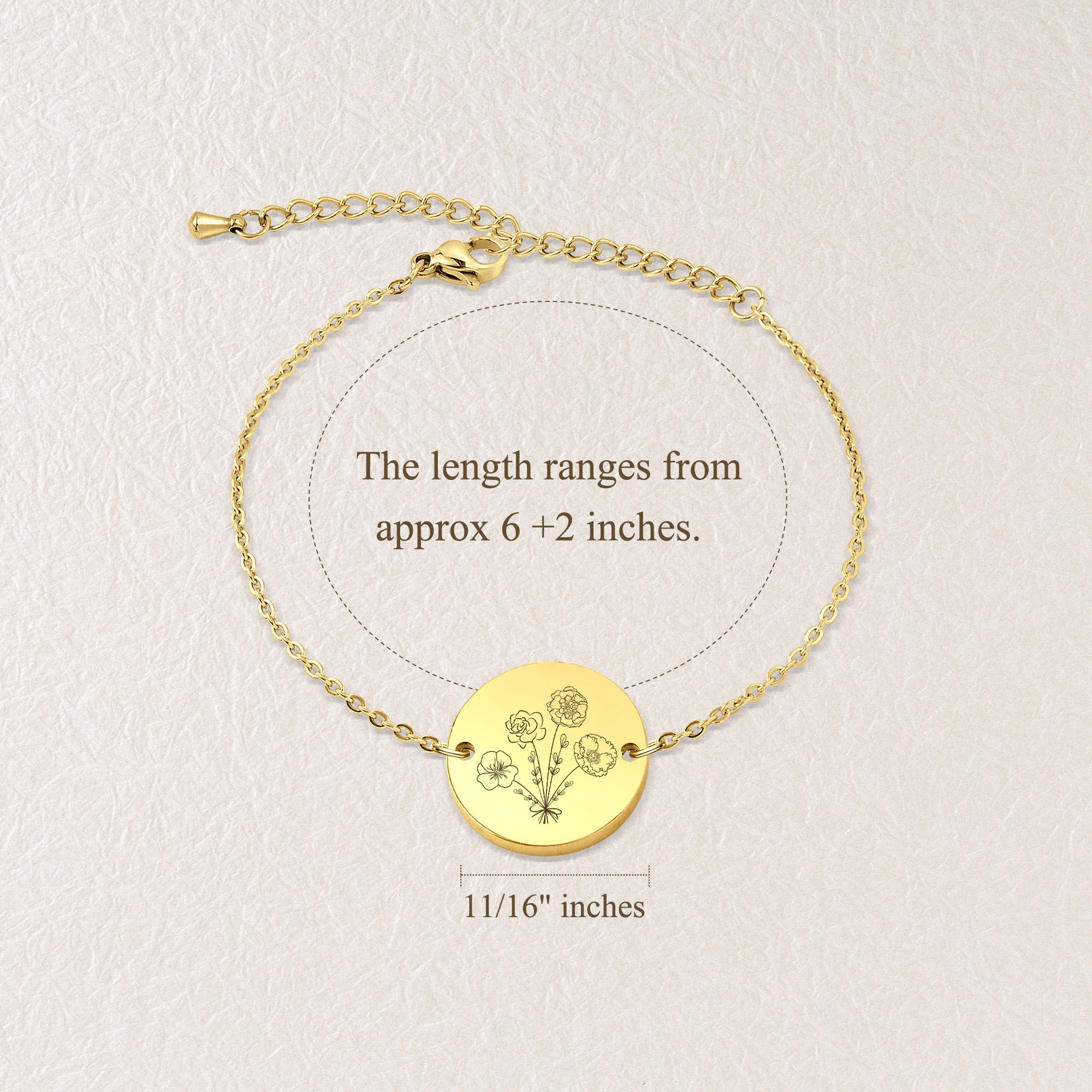 Custom Build Your Own Bouquet 18MM Charm Bracelet