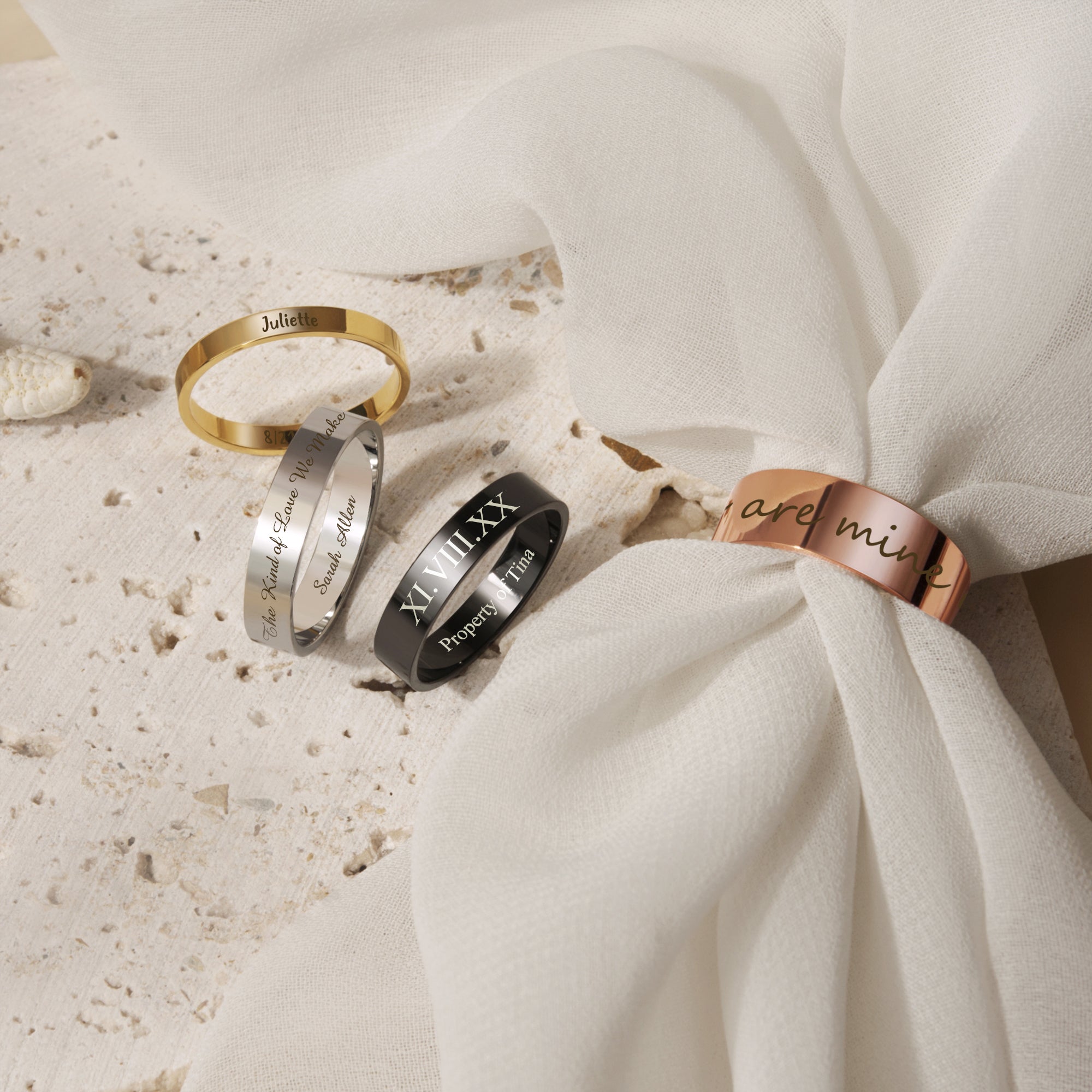 Personalized Stainless Steel Ring