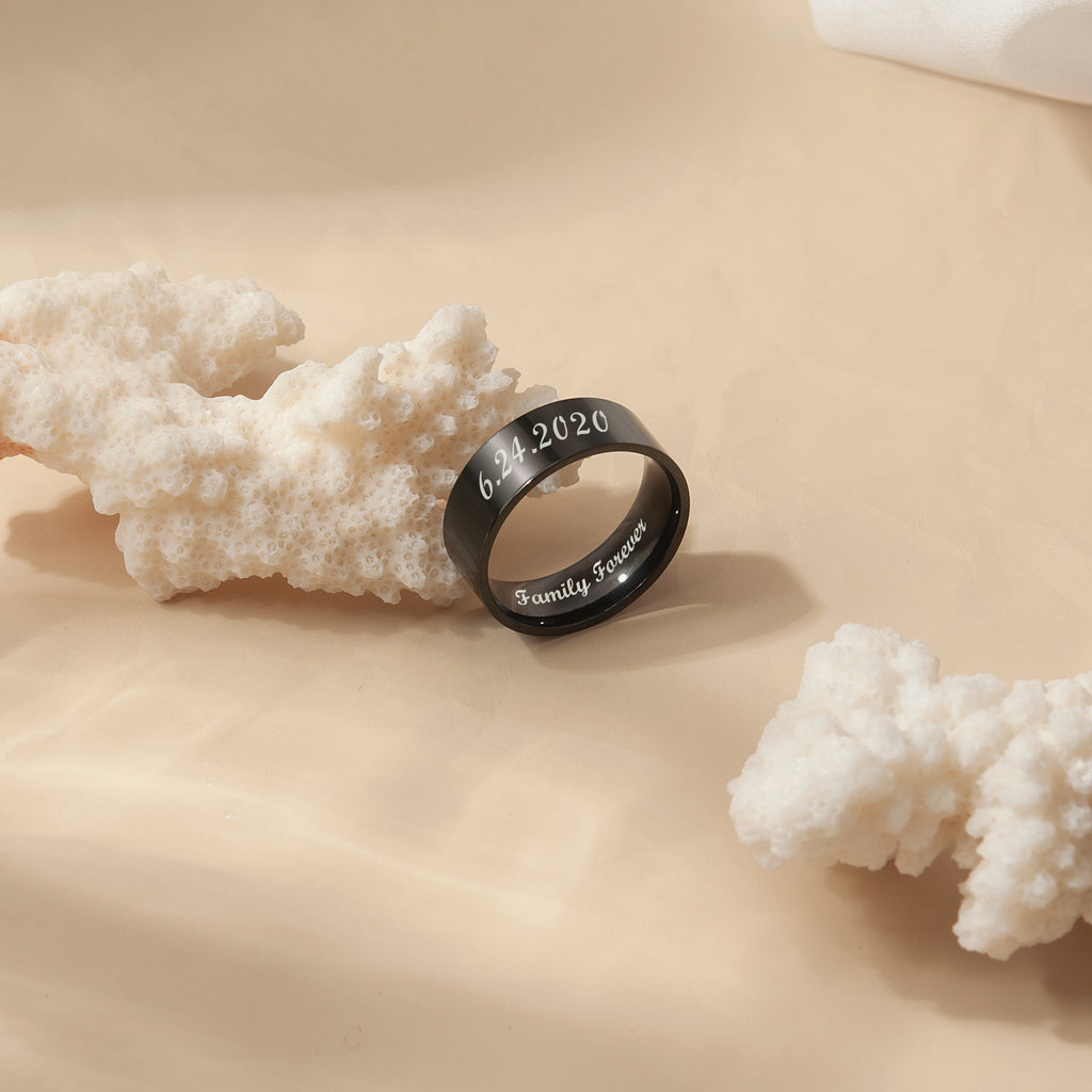 Personalized Stainless Steel Ring