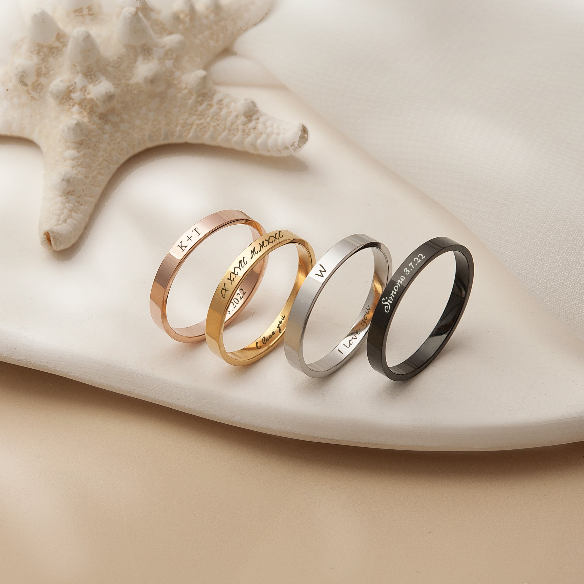Personalized Stainless Steel Ring