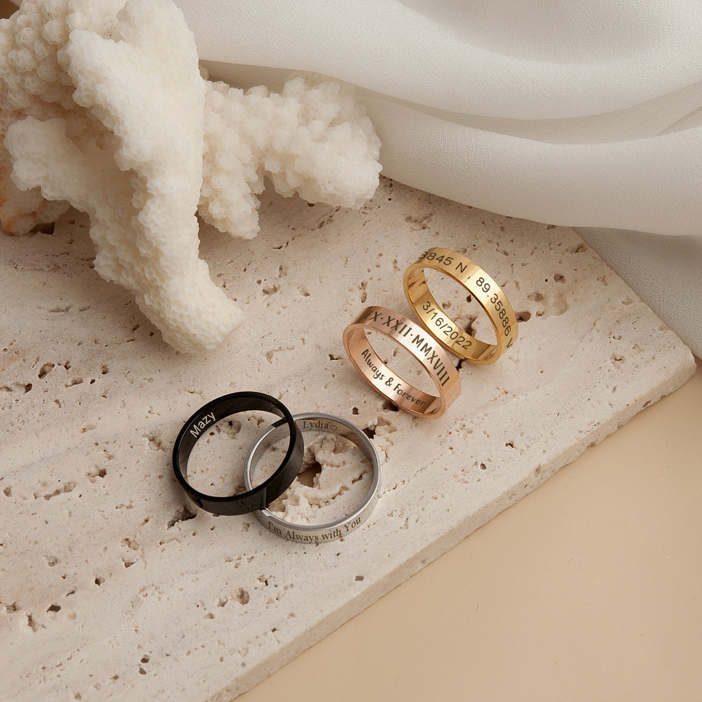 Personalized Stainless Steel Ring