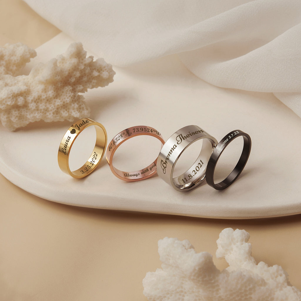 Personalized Stainless Steel Ring