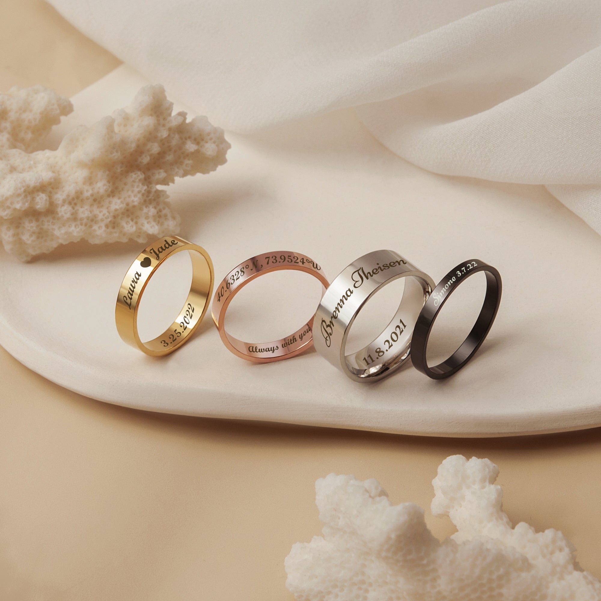 Personalized Stainless Steel Ring