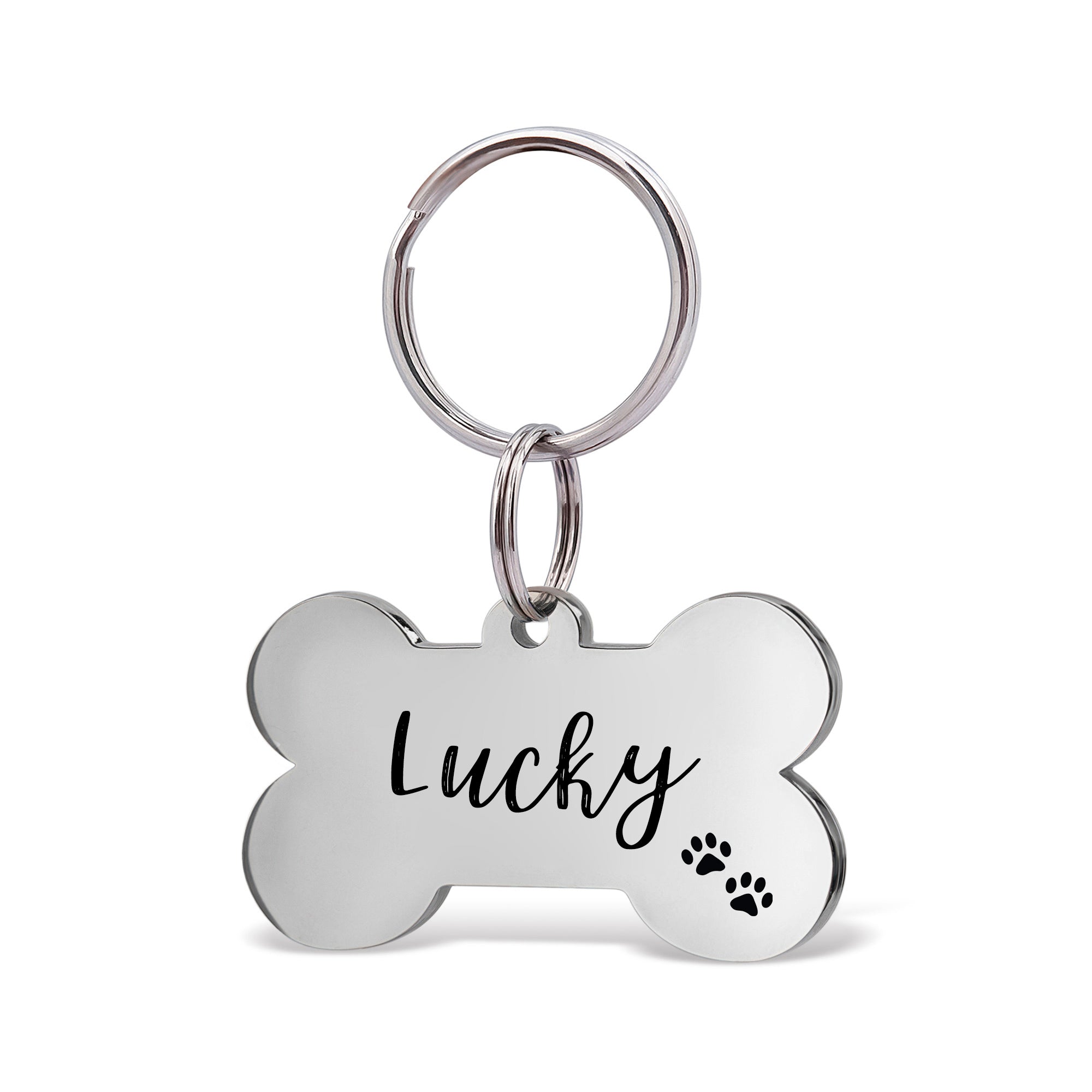 Dog Bone Pet ID Dog Tag