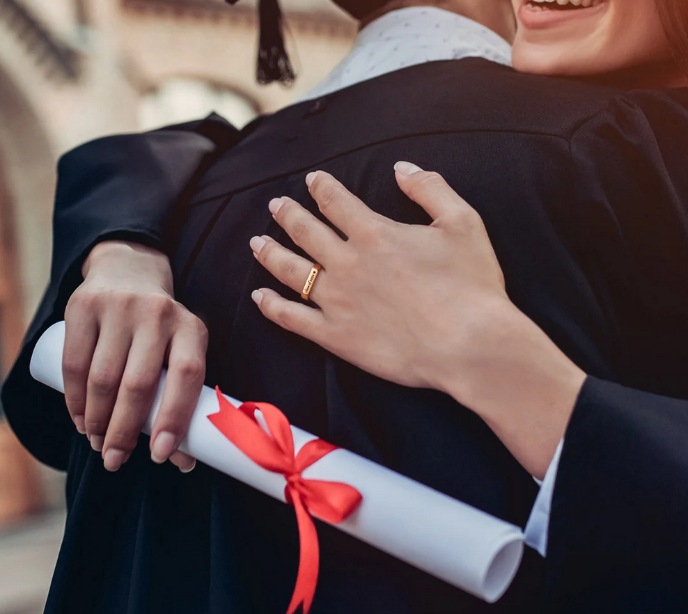 Custom Class Graduation Bar Ring