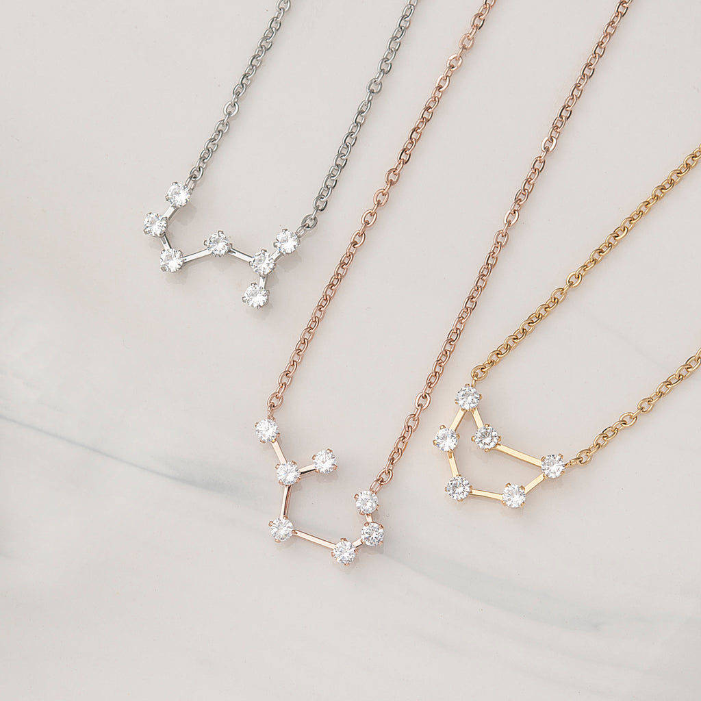 Zodiac Constellation Astrology Necklace