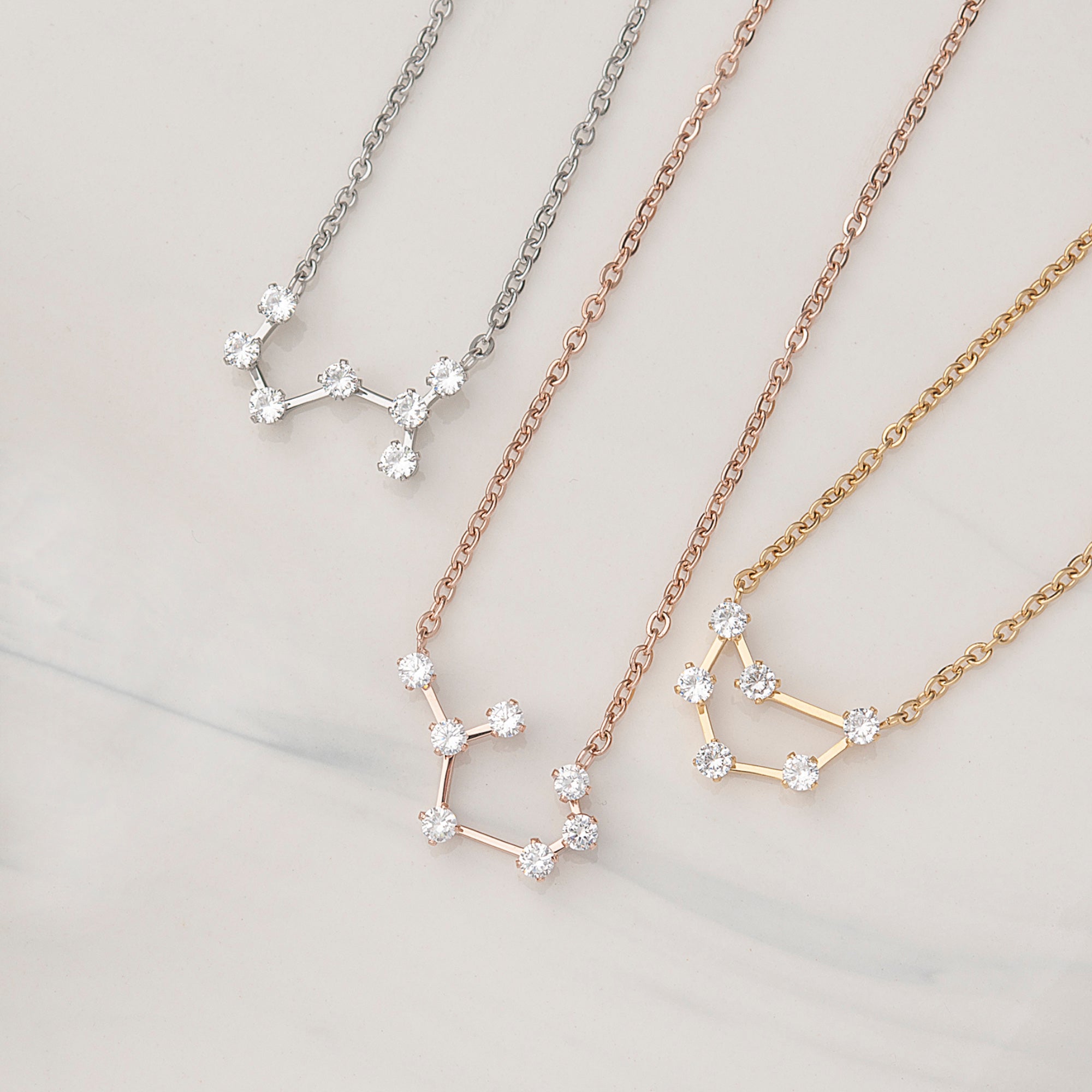 Zodiac Constellation Astrology Necklace