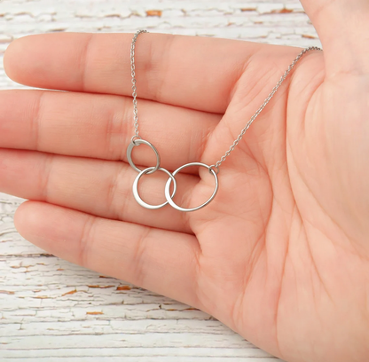 To My Precious Grandma Triple Infinity Necklace Gift Set