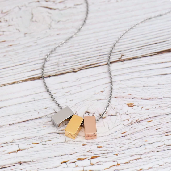 Three Generations Multi Cube Necklace Gift Set