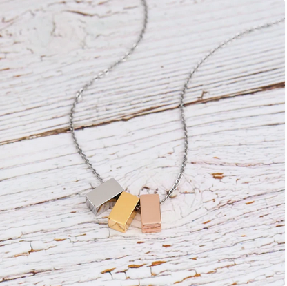 Mother of the Groom Multi Cube Necklace Gift Set