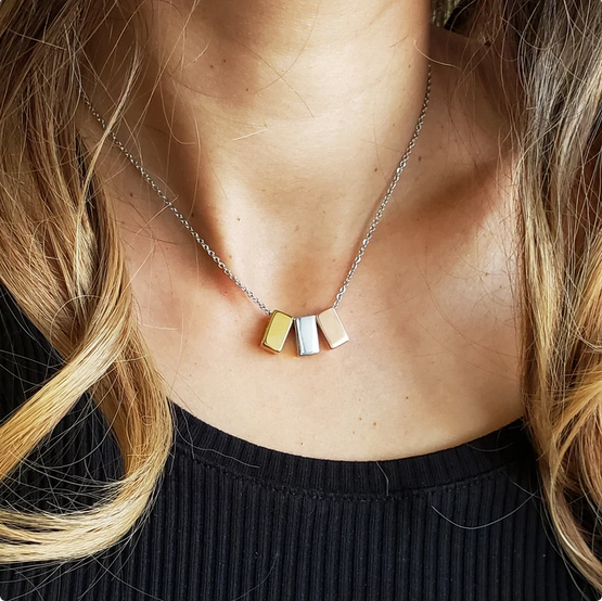 Three Generations Multi Cube Necklace Gift Set