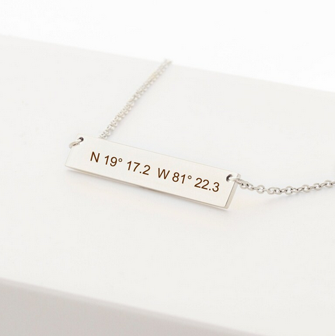 Personalized Bar Name Necklace