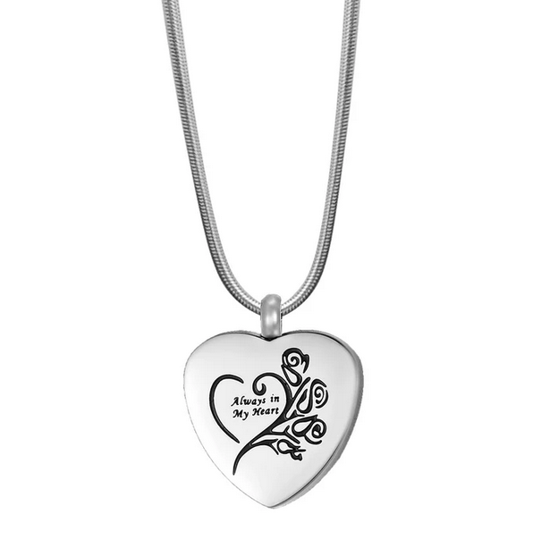 Always in my Heart Memorial Necklace