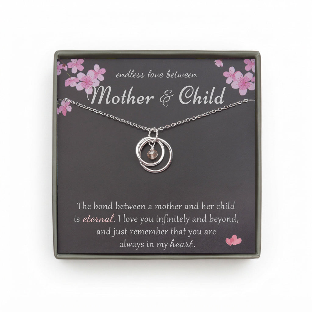 Mother and Child Circles Necklace